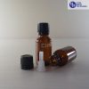 Botol Kaca Amber 15 ml Filler Hitam (2)