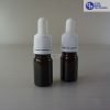 Botol Pipet 5 Ml Coklat Tebal–Ring Segel Putih