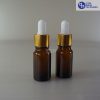 Botol Pipet 10 Ml Coklat Tebal–Ring Gold Karet Putih