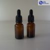 Botol Pipet 15 Ml Coklat–Ring Segel Hitam