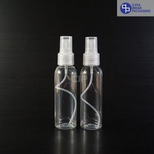 Botol Spray 100 Ml Bening-Tutup Transparan