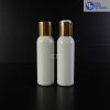 Botol Disctop 100 ml Putih-Tutup Gold Chrome