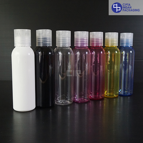 Botol Disctop 100 Ml–Tutup Transparan