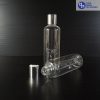 Botol Pet Disctop 250 ml Bening - Tutup Silver Chrome (32)
