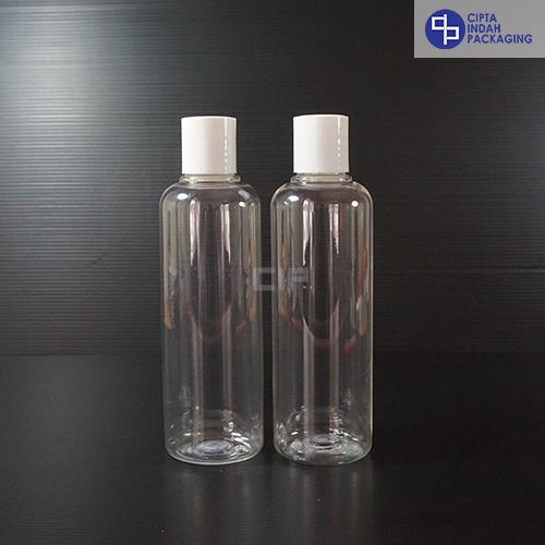 Botol Disctop 250 ml Bening-Tutup Putih