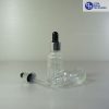 Botol Pipet 20 ml Bening - Ring Silver Karet Hitam (2)