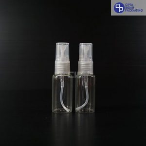 Botol Kaca Spray 20 ml Bening-Tutup Transparan