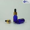 Botol Pipet 10 ml Biru-Ring Gold Karet Hitam) (2)