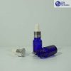 Botol Pipet 10 ml Biru-Ring Silver Karet Putih (2)