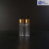 Botol Plastik Pipet 20 Ml Bening-Ring Gold Karet Hitam