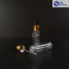 Botol Plastik Pipet 20 ml Bening Ring Gold Karet Hitam (2)