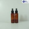 Botol Spray 100 ml Coklat-Tutup Hitam