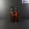 Botol Pump 100 ml Coklat-tutup Hitam
