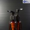 Botol Pump 100 ml Coklat-tutup Hitam (2)