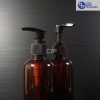 Botol Pump 250 ml Coklat-tutup Hitam (2)