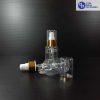 Botol Pump 60 ml Tubular Bening - tutup Gold (3)