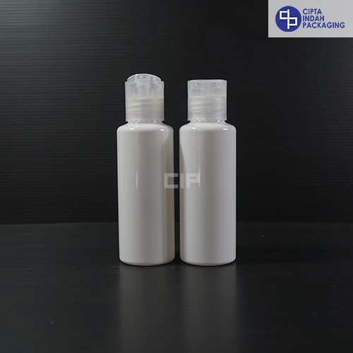 Botol Disctop 100 ml RF Putih -Tutup Natural
