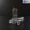 Botol Plastik 100 ml RF Bening-tutup ulir Aluminium Hitam 3
