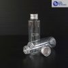 Botol Plastik 100 ml RF Bening-tutup ulir Aluminium Silver 3