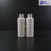 Botol Plastik 100 ml RF Putih - Tutup Ulir Aluminium Silver (1)