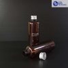 Botol Plastik 250 ml Coklat-tutup ulir Aluminium Silver 3