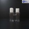 Botol Pet Disctop 60 ml Tubular Bening-Tutup Putih
