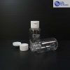 Botol Fliptop Bening 60 ml Tubular-Tutup Putih (2)